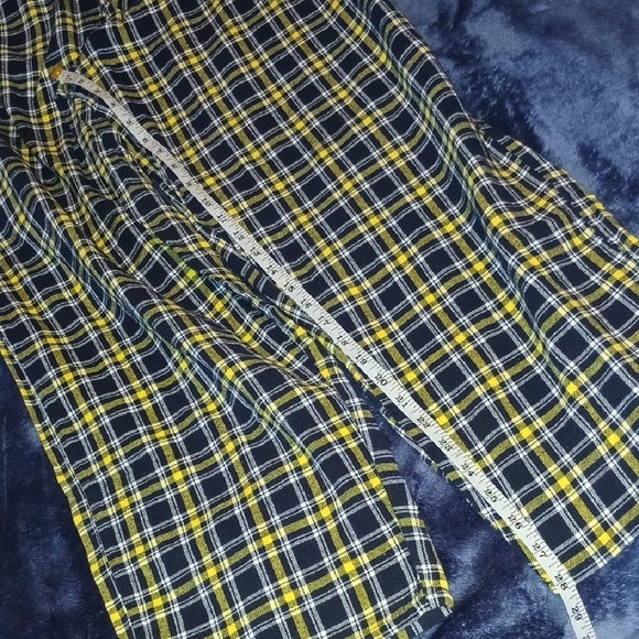 Reebok Pittsburgh Steelers NFL Team Apparel Plaid Pajama Pants - Black & Yellow - Picture 5 of 6